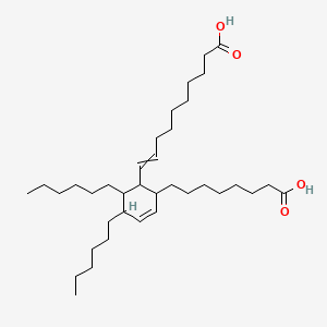 molecular formula (C18H32O2)2<br>C36H64O4 B12795762 Dilinoleic acid CAS No. 47818-40-6