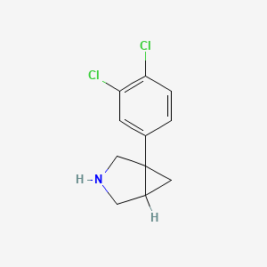 molecular formula C11H11Cl2N B1279584 Amitifadine CAS No. 66504-40-3
