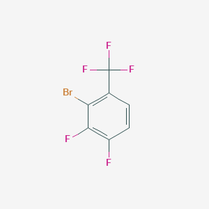 molecular formula C7H2BrF5 B1279585 2-bromo-3,4-difluoro-1-(trifluoromethyl)Benzene 