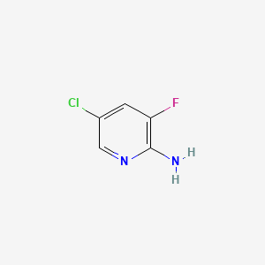 molecular formula C5H4ClFN2 B1279587 2-氨基-5-氯-3-氟吡啶 CAS No. 246847-98-3
