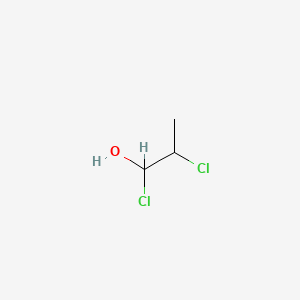molecular formula C3H6Cl2O B12795877 1,2-Dichloro-1-propanol CAS No. 108026-03-5