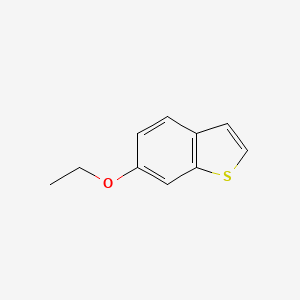 molecular formula C10H10OS B12795909 1-Benzothiophen-6-yl ethyl ether CAS No. 26018-78-0