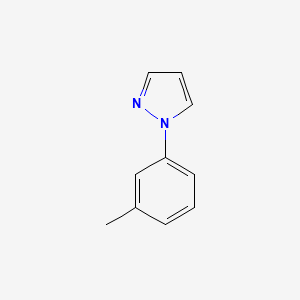 molecular formula C10H10N2 B1279593 1-m-Tolyl-1H-pyrazole CAS No. 850380-23-3
