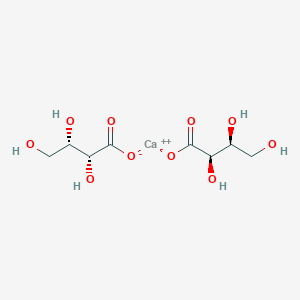 molecular formula C8H16CaO11 B127960 L-ThreonicAcidCalciumSalthydrate CAS No. 70753-61-6