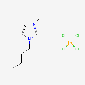 molecular formula C8H15Cl4FeN2 B1279600 1-Butyl-3-methylimidazolium Tetrachloroferrate CAS No. 359845-21-9