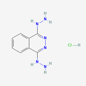 molecular formula C8H11ClN6 B12796017 Dihydralazine hydrochloride CAS No. 63868-75-7