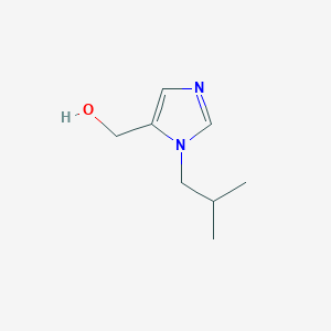 molecular formula C8H14N2O B1279605 (1-异丁基-1H-咪唑-5-基)甲醇 CAS No. 226930-88-7