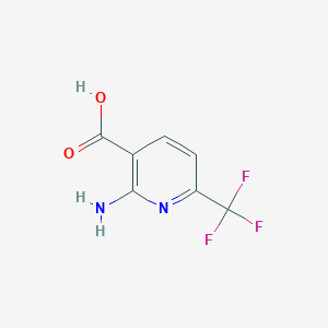 molecular formula C7H5F3N2O2 B1279606 2-amino-6-(Trifluoromethyl)nicotinic acid CAS No. 890302-02-0