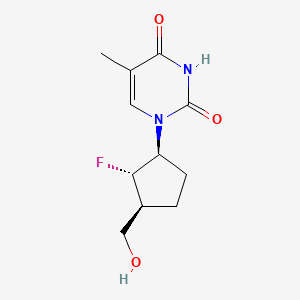 molecular formula C11H15FN2O3 B12796094 F'-dd-carbo-T CAS No. 127530-14-7