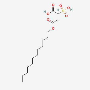 molecular formula C16H30O7S B12796127 4-Lauryl sulfosuccinate CAS No. 119644-80-3