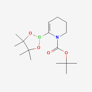 molecular formula C16H28BNO4 B1279613 tert-Butyl 6-(4,4,5,5-tetramethyl-1,3,2-dioxaborolan-2-yl)-3,4-dihydropyridine-1(2H)-carboxylate CAS No. 865245-32-5