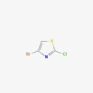 molecular formula C3HBrClNS B1279618 4-Bromo-2-chlorothiazole CAS No. 92977-45-2