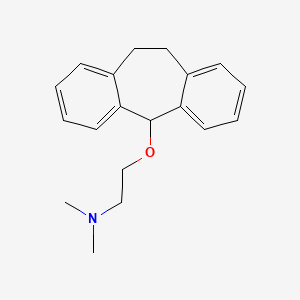 molecular formula C19H23NO B12796225 Deptramine CAS No. 22196-76-5