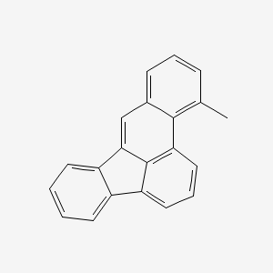 molecular formula C21H14 B12796226 12-Methylbenzo(b)fluoranthrene CAS No. 95741-47-2