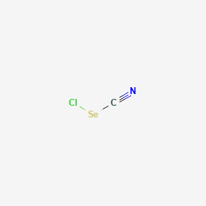 molecular formula CClNSe B12796234 Selenium chloride cyanide CAS No. 80039-76-5
