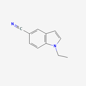 molecular formula C11H10N2 B1279624 1-Ethyl-1H-indole-5-carbonitrile CAS No. 83783-28-2