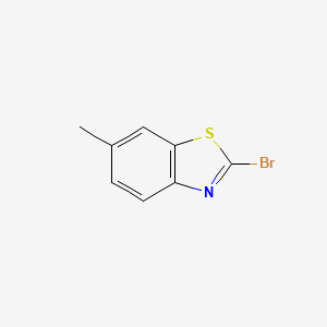 molecular formula C8H6BrNS B1279625 2-Bromo-6-methylbenzo[d]thiazole CAS No. 3622-19-3