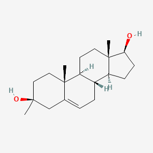 molecular formula C20H32O2 B12796286 Androstenediol, methyl CAS No. 1427208-18-1