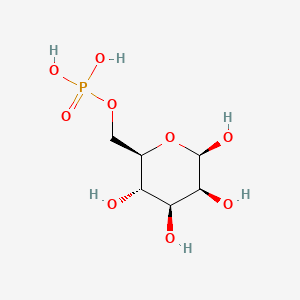molecular formula C6H13O9P B12796603 beta-D-mannose 6-phosphate CAS No. 40436-61-1