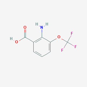 molecular formula C8H6F3NO3 B1279665 2-amino-3-(trifluoromethoxy)benzoic Acid CAS No. 561304-41-4