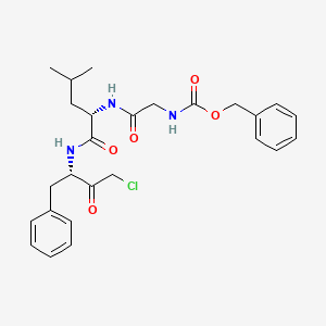 molecular formula C26H32ClN3O5 B1279671 Z-Gly-leu-phe-CH2Cl CAS No. 41658-44-0