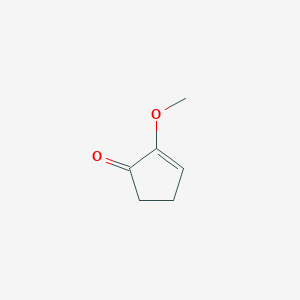 molecular formula C6H8O2 B1279676 2-Methoxycyclopent-2-en-1-one CAS No. 22323-97-3