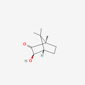 molecular formula C10H16O2 B12796841 2-Bornanone, 3-hydroxy-, exo- CAS No. 28357-11-1