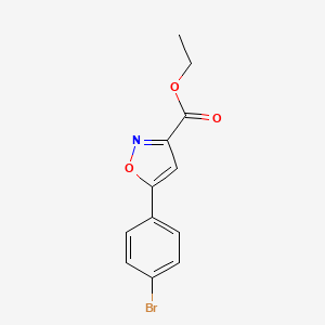 Ethyl 5-(4-bromophenyl)isoxazole-3-carboxylate