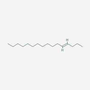 molecular formula C16H32 B12796970 trans-4-Hexadecene CAS No. 74533-94-1