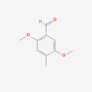 molecular formula C10H12O3 B127970 2,5-Dimethoxy-4-methylbenzaldehyde CAS No. 4925-88-6