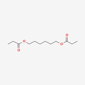 molecular formula C12H22O4 B12797037 Hexane-1,6-diyl dipropanoate CAS No. 6222-18-0
