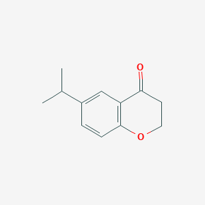6-(propan-2-yl)-3,4-dihydro-2H-1-benzopyran-4-one