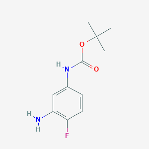 tert-Butyl (3-amino-4-fluorophenyl)carbamate