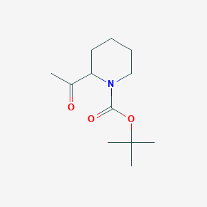 molecular formula C12H21NO3 B1279714 Tert-butyl 2-acetylpiperidine-1-carboxylate CAS No. 201991-24-4