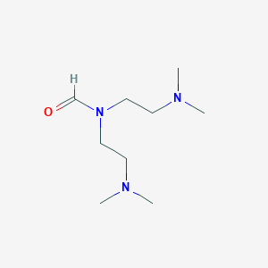 molecular formula C9H21N3O B12797258 N,N-bis(2-dimethylaminoethyl)formamide CAS No. 6315-58-8