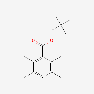 molecular formula C16H24O2 B12797308 Neopentyl 2,3,5,6-tetramethylbenzoate CAS No. 7499-55-0