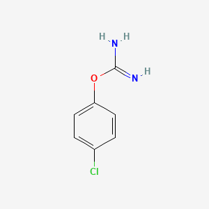molecular formula C7H7ClN2O B12797340 4-Chlorophenyl imidocarbamate CAS No. 6333-13-7
