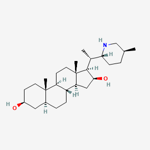 molecular formula C27H47NO2 B12797358 Dihydrotomatidine B CAS No. 1449-16-7