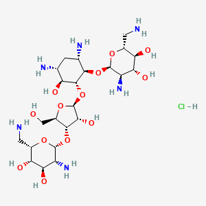 molecular formula C23H47ClN6O13 B12797371 Neomycin B hydrochloride CAS No. 25389-99-5