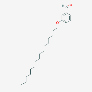 molecular formula C23H38O2 B12797395 3-(Hexadecyloxy)benzaldehyde CAS No. 66049-87-4