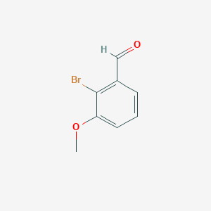 molecular formula C8H7BrO2 B1279745 2-Bromo-3-methoxybenzaldehyde CAS No. 10401-18-0