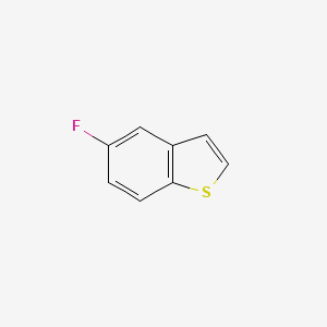 molecular formula C8H5FS B1279753 5-Fluorobenzo[b]thiophene CAS No. 70060-12-7