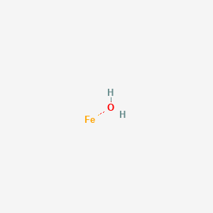 molecular formula FeH2O B12797533 Iron monohydroxide CAS No. 12315-09-2