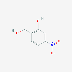 molecular formula C7H7NO4 B1279754 2-(Hydroxymethyl)-5-nitrophenol CAS No. 57356-40-8