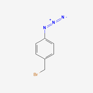 molecular formula C7H6BrN3 B1279756 1-Azido-4-(bromomethyl)benzene CAS No. 74489-49-9