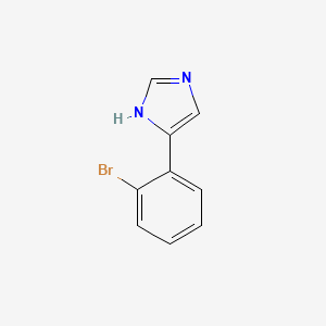 molecular formula C9H7BrN2 B1279758 4-(2-Bromophenyl)-1H-imidazole CAS No. 450415-78-8