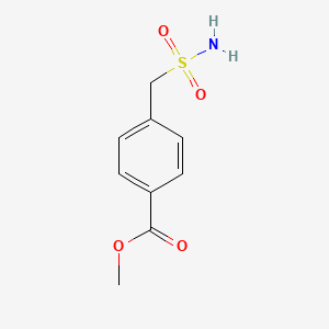 molecular formula C9H11NO4S B1279759 Methyl 4-(sulfamoylmethyl)benzoate CAS No. 110654-40-5