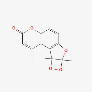 molecular formula C14H12O5 B12797677 Ccris 4165 CAS No. 129812-26-6