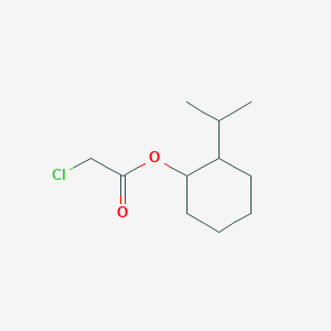 molecular formula C11H19ClO2 B12797733 (2-Propan-2-ylcyclohexyl) 2-chloroacetate CAS No. 7476-92-8