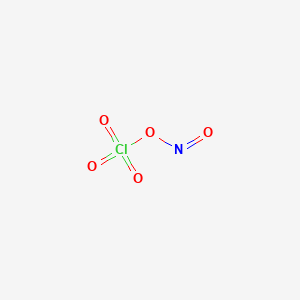 molecular formula ClNO5 B12797738 Nitrosonium perchlorate CAS No. 15605-28-4